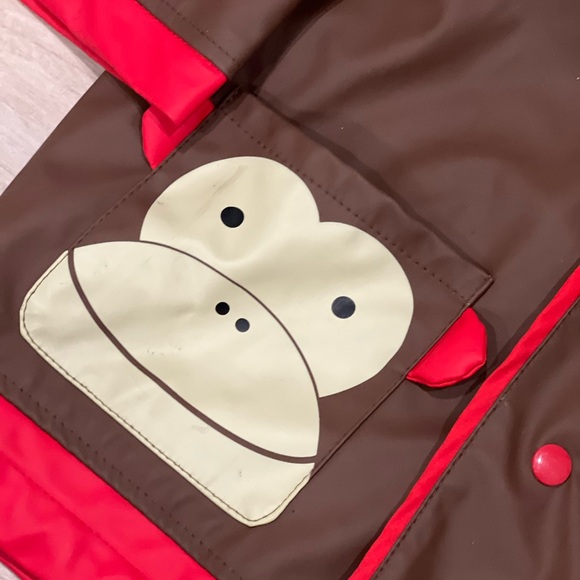 Skip Hop Monkey Rain Coat - Picture 2 of 5